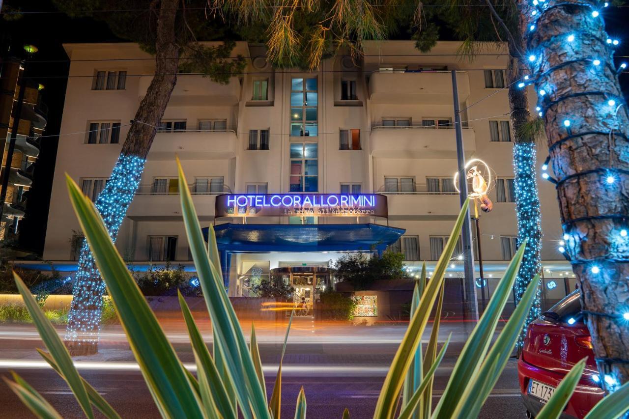 Hotel Corallo Rimini Bagian luar foto